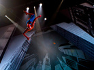 Spider-Man hangs over Manhattan Spider-Man hangs over Manhattan