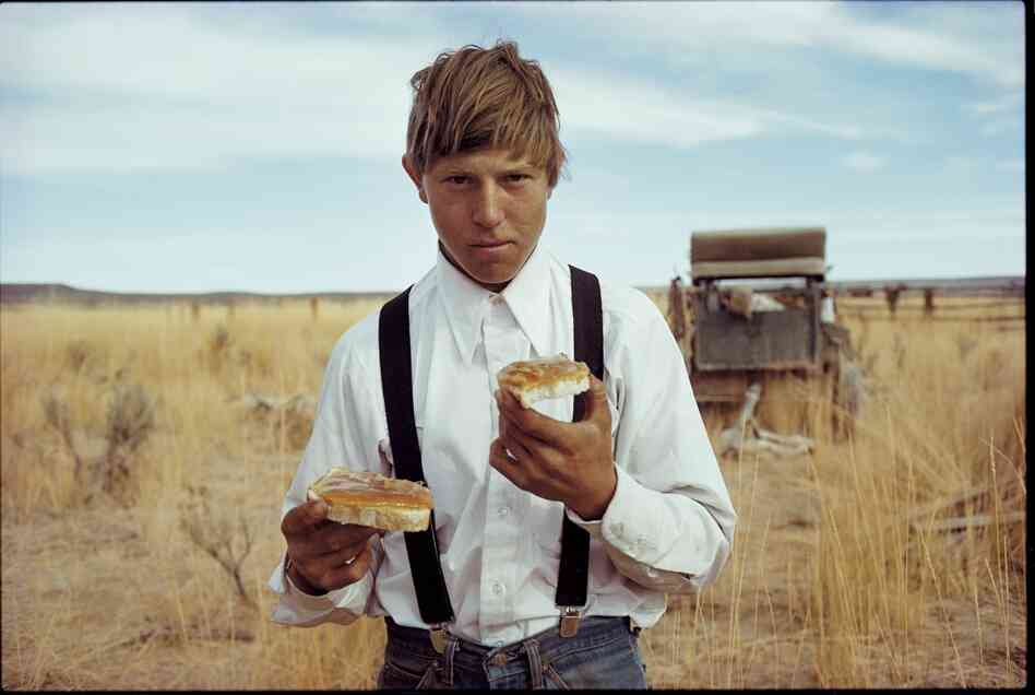 Buckaroo T. J. Symonds, IL cow camp, Nevada, 1979 
