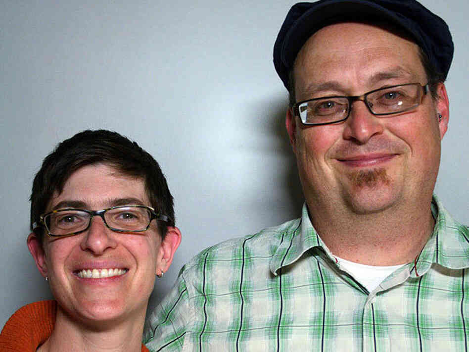 Stefan Lynch Strassfeld and his friend Beth Teper at StoryCorps in San Francisco Stefan Lynch Strassfeld and his friend Beth Teper at StoryCorps in San Francisco