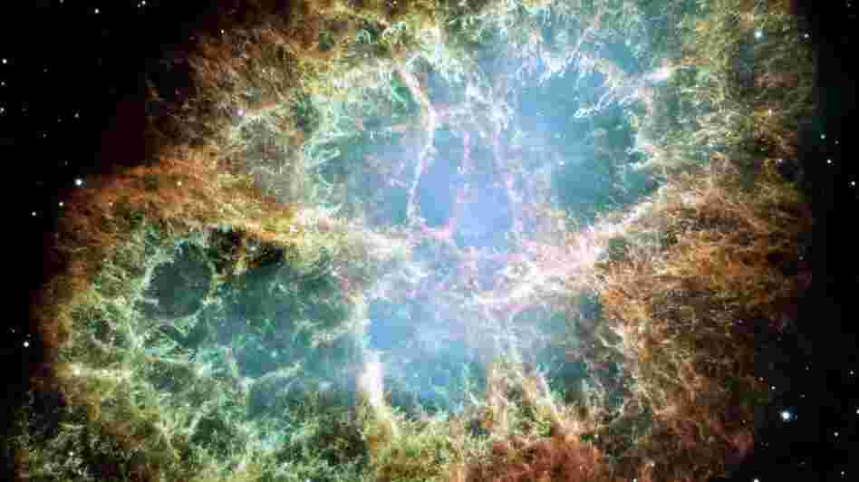 A detailed view of the Crab Nebula. A detailed view of the Crab Nebula.