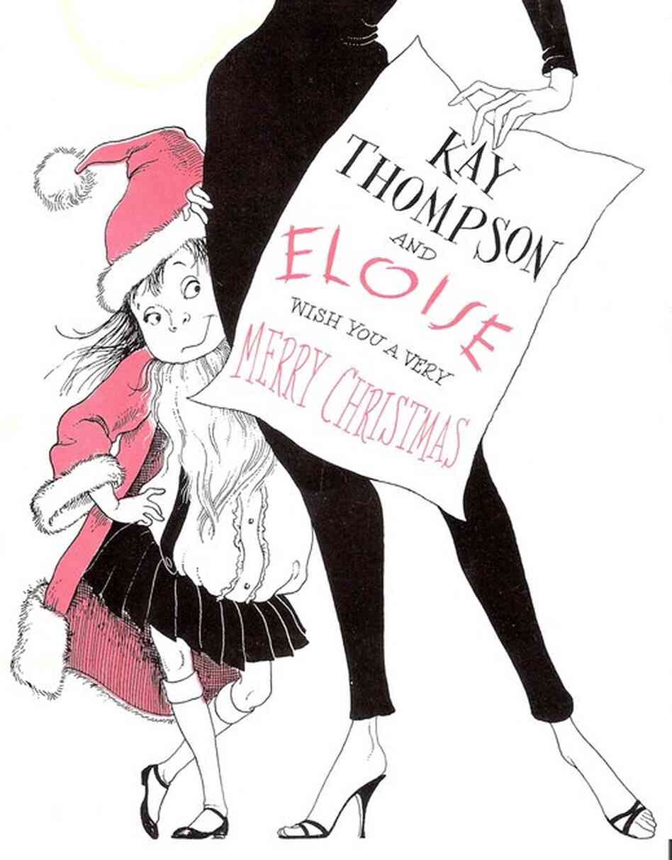 Eloise illustrator Hilary Knight drew Thompson's personal 1956 Christmas card.