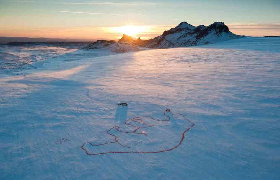 "Red Polar Bear," Iceland 