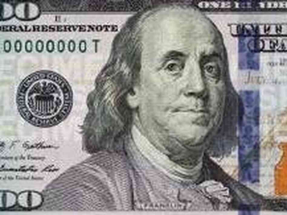 The new $100 bill. The new $100 bill.