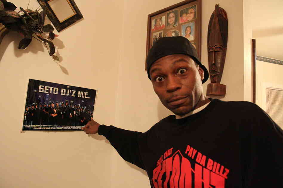 DJ and Producer Traxman of the Geto DJ'z at his house on the Westside.