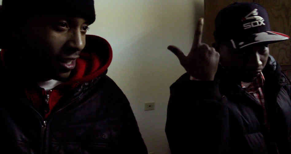 DJ Spinn (left) and DJ Rashad of the DJ group Ghetto Tekz.