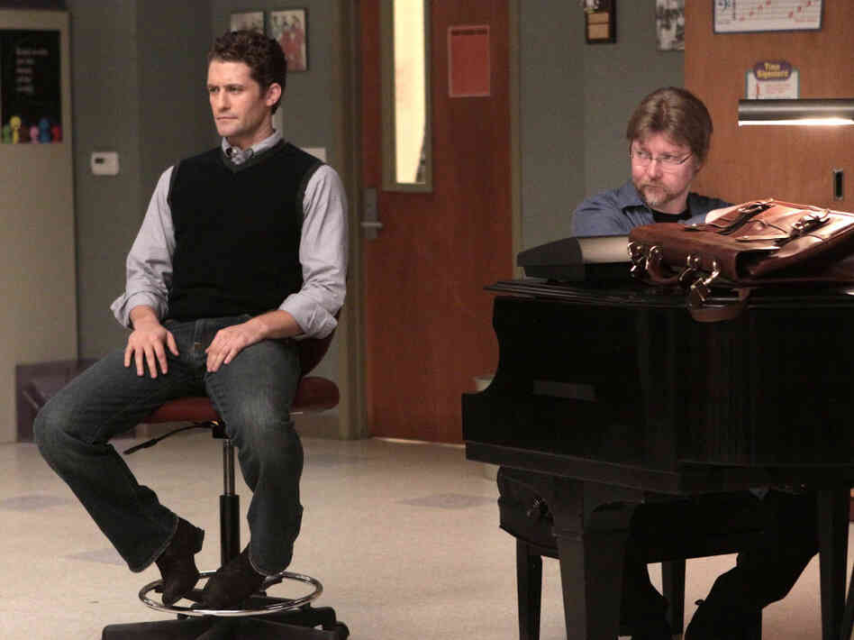 Matthew Morrison and Brad Ellis on 'Glee' Matthew Morrison and Brad Ellis on 'Glee'