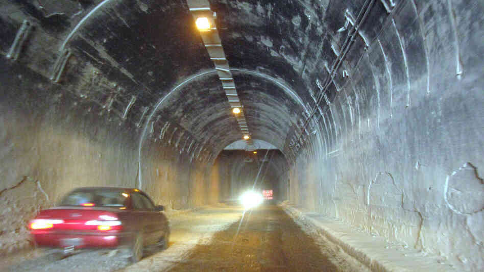 Inside the Salang Tunnel in northern Afghanistan. Inside the Salang Tunnel in northern Afghanistan.