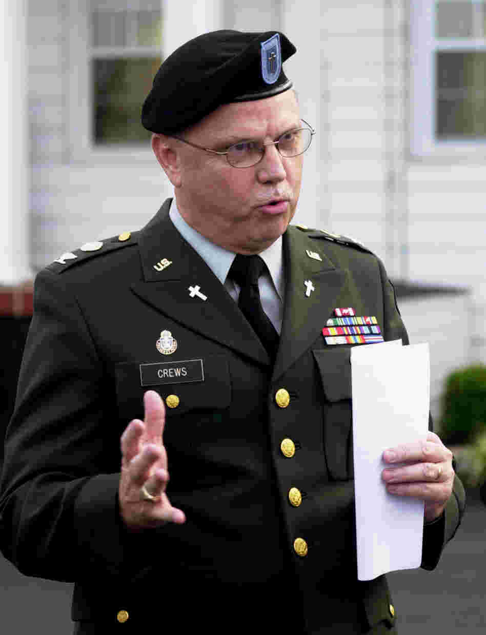 Retired Army colonel and chaplain Ronald Crews Retired Army colonel and chaplain Ronald Crews