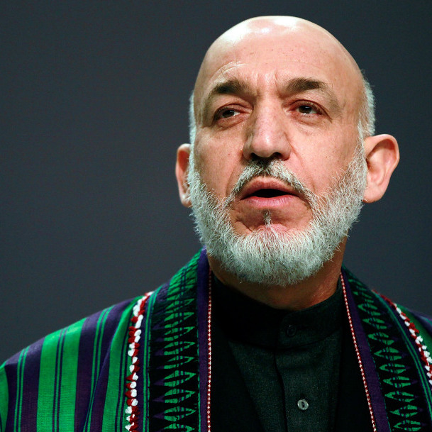 Afghan President Hamid Karzai; Nov. 20, 2010; in Lisbon.