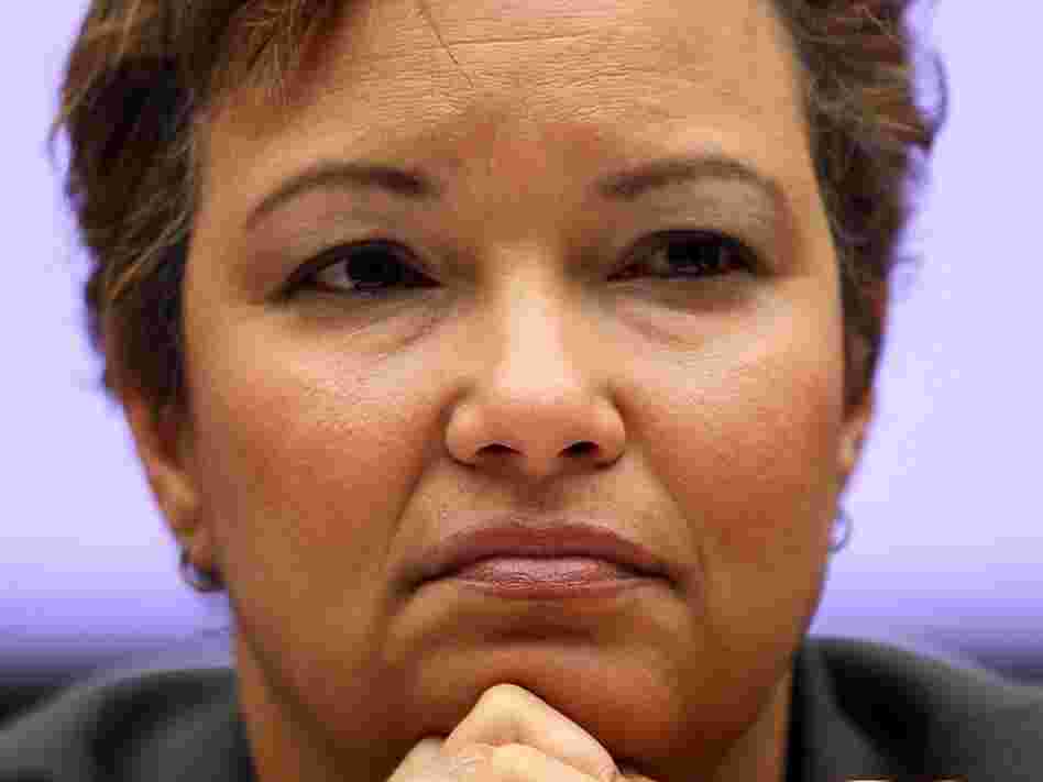 Environmental Protection Agency Administrator Lisa Jackson testifies during a hearing in Washington, Environmental Protection Agency Administrator Lisa Jackson testifies during a hearing in Washington,