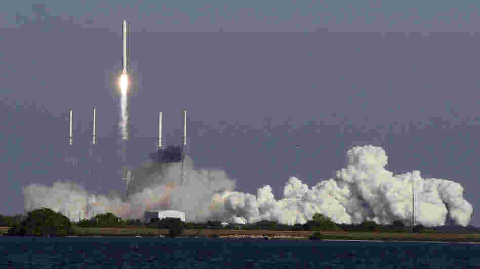 The SpaceX Falcon 9 rocket lifts off from the Cape Canaveral Air Force Station in Florida. The SpaceX Falcon 9 rocket lifts off from the Cape Canaveral Air Force Station in Florida.