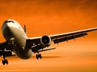 An airplane in flight An airplane in flight