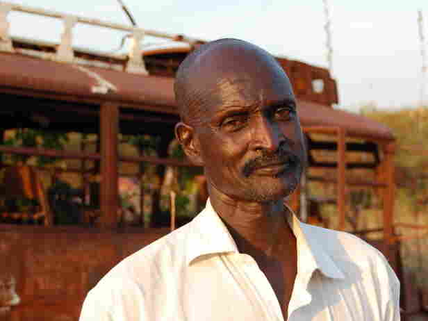 Chol Deng Chol is head of the trader’s association in the Abyei market. Chol Deng Chol is head of the trader’s association in the Abyei market.