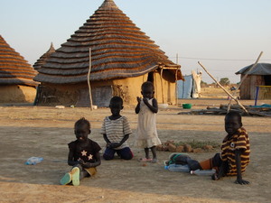 Huts like these, called tukels, were burned by Sudanese government soldiers in an attack in Abyei. Huts like these, called tukels, were burned by Sudanese government soldiers in an attack in Abyei.