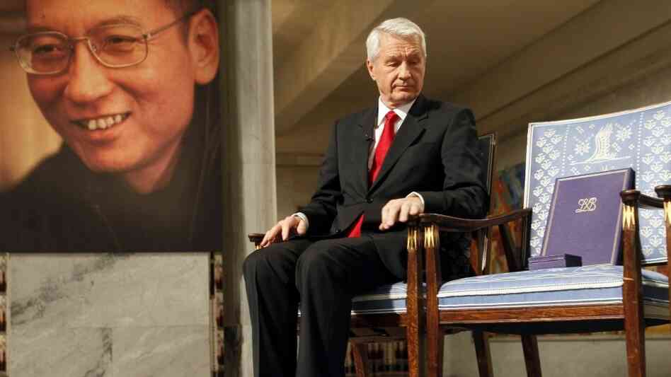 The vacant chair of Nobel Laureate Liu Xiaobo. The vacant chair of Nobel Laureate Liu Xiaobo.