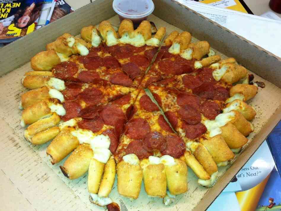 The pizza. The pizza.