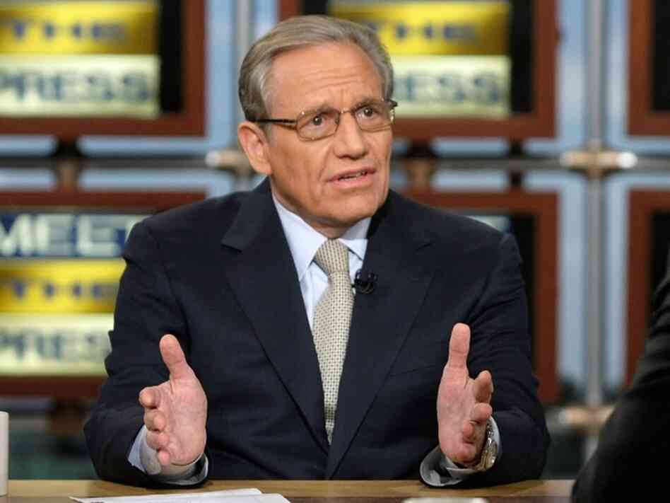 Bob Woodward of the Washington Post speaks during a taping of 'Meet the Press.' Bob Woodward of the Washington Post speaks during a taping of 'Meet the Press.'