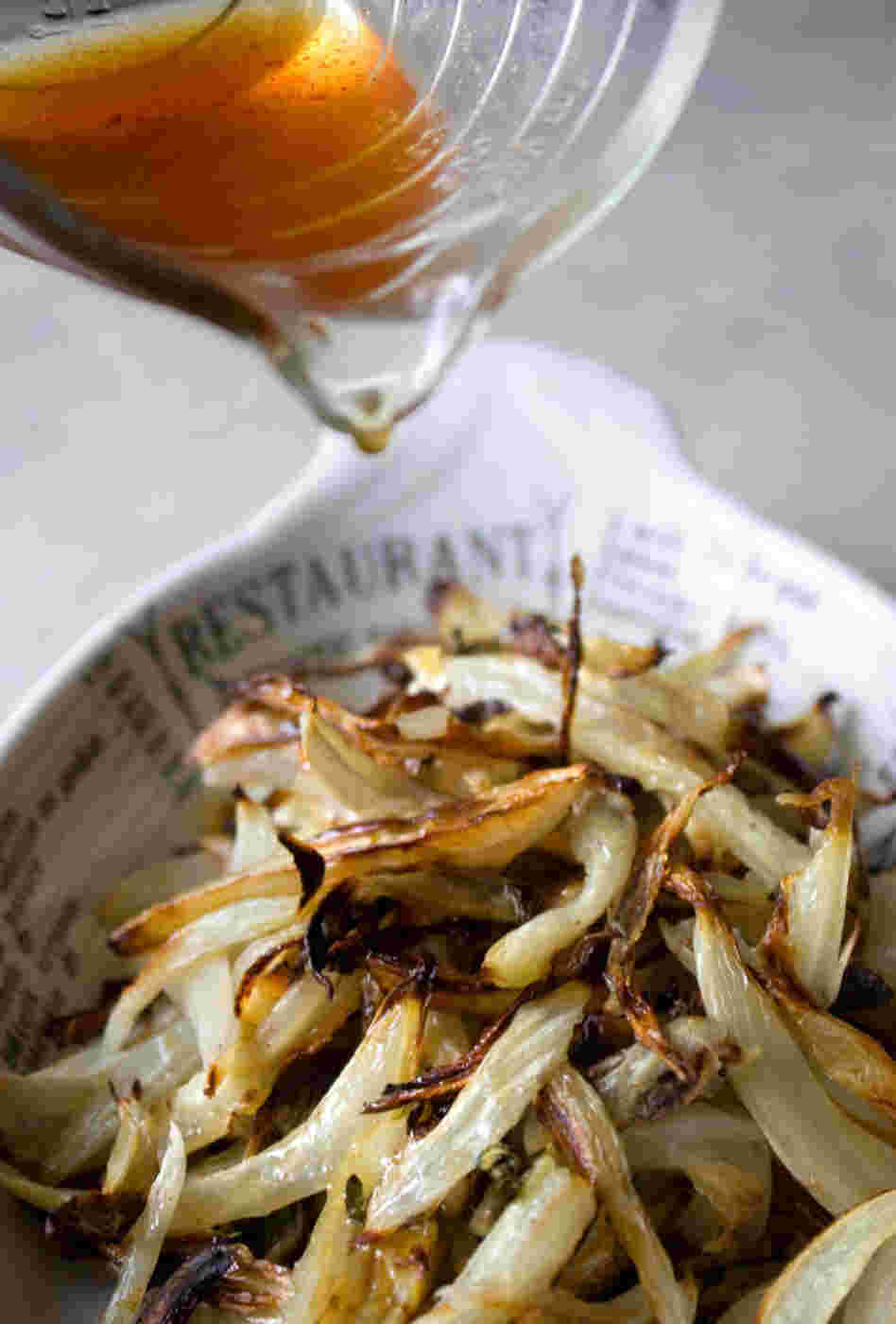 Roasted Fennel And Onion With Apple Cider Glaze