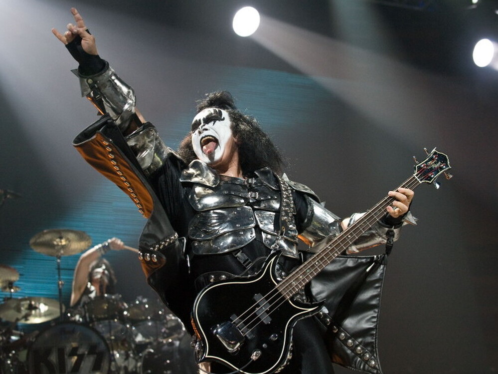 Gene Simmons of KISS during a 2009 concert in Washington, D.C.