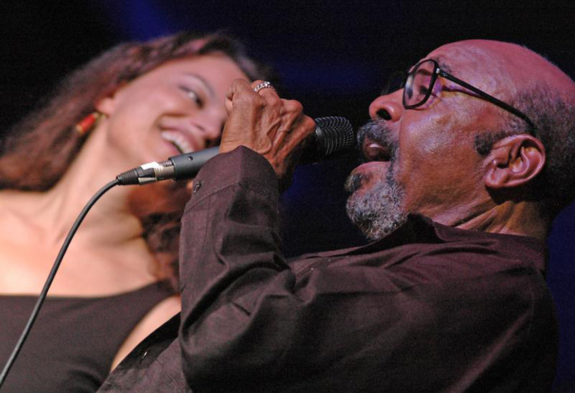 James Moody (right) performs with Roberta Gambarini at the Kennedy Center