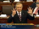 Sen. Harry Reid says 9 Republican senators who said they could support the bill reneged. Sen. Harry Reid says 9 Republican senators who said they could support the bill reneged.