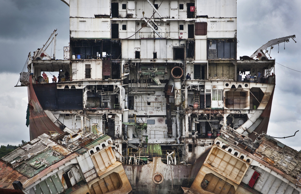 Finalist, places category: Chittagong in Bangladesh is the second biggest ship breaking yard in the world, it is a graveyard where ships are taken in from all around the world for their last voyage, to be taken apart.
