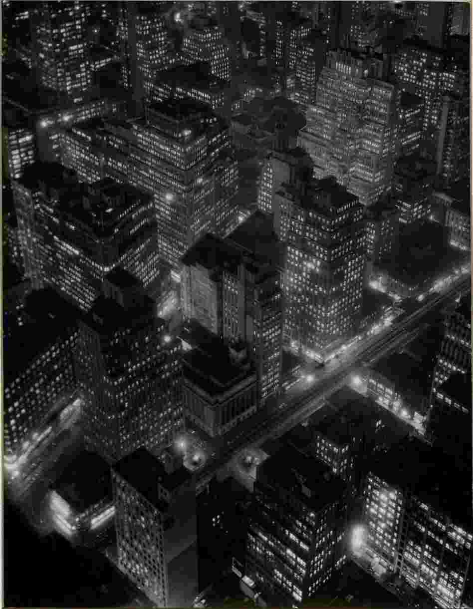 Night View [New York at Night, Empire State Building, 350 Fifth Avenue, West Side, 34th and 33rd Streets], 1932