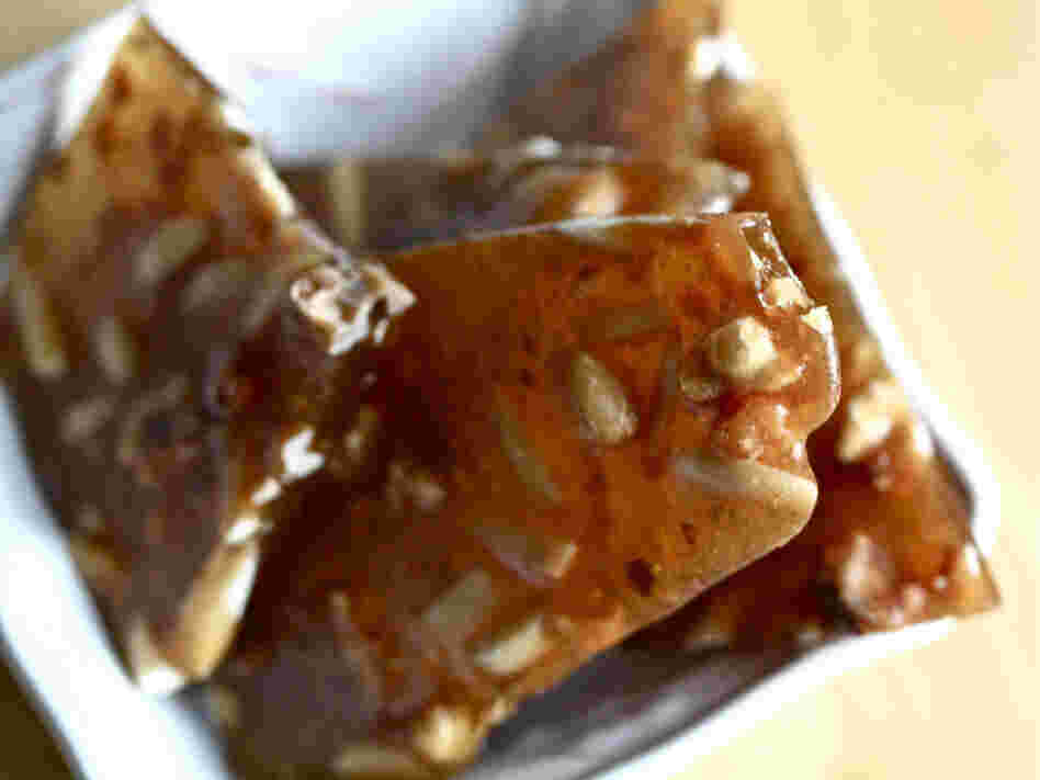 Salted Caramel Nut Brittle