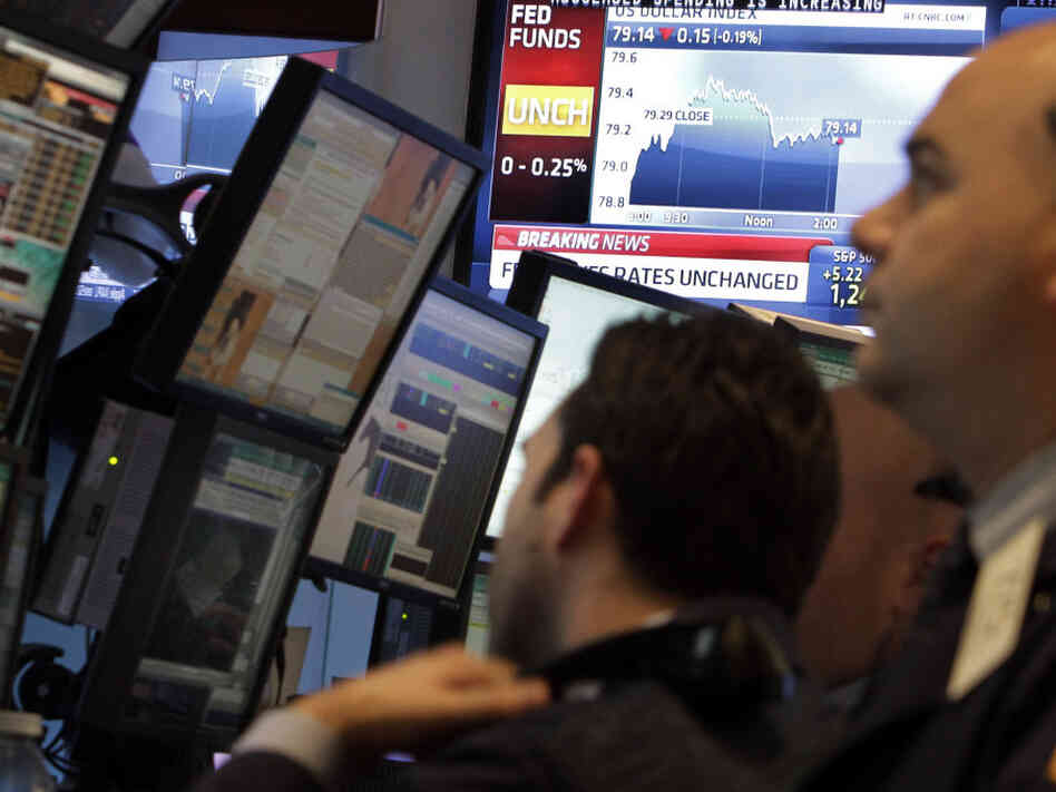 Traders watch the Fed rates.