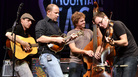 Bluegrass band The Infamous String Dusters perform on Mountain Stage. Bluegrass band The Infamous String Dusters perform on Mountain Stage.