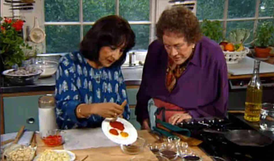 Madhur Jaffrey and Julia Child Madhur Jaffrey and Julia Child