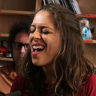 Luisa Maita performs a Tiny Desk Concert at the NPR Music offices.