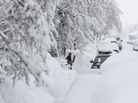 A person shovels snow in Crested Butte, Colo. on Dec. 21, 2010. A person shovels snow in Crested Butte, Colo. on Dec. 21, 2010.