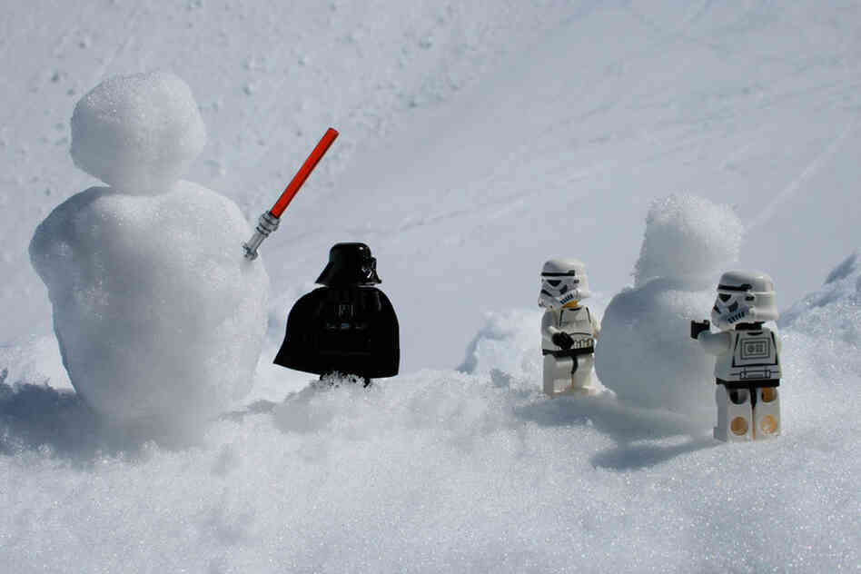 Not fair, Darth just used the Force. 