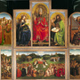 The Ghent Altarpiece by Jan van Eyck, is considered the first great painting of the Renaissance. The Ghent Altarpiece by Jan van Eyck, is considered the first great painting of the Renaissance.