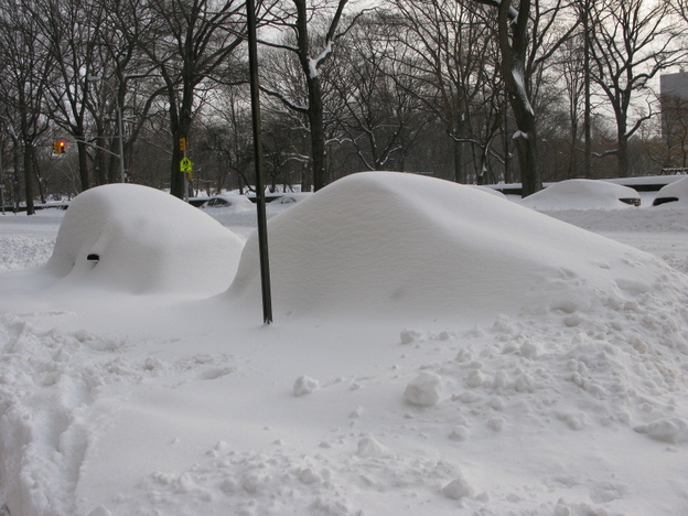 In New York this morning.