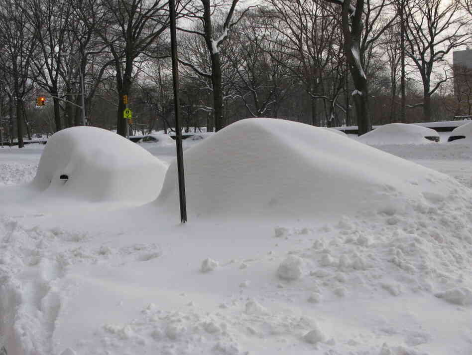 In New York this morning.
