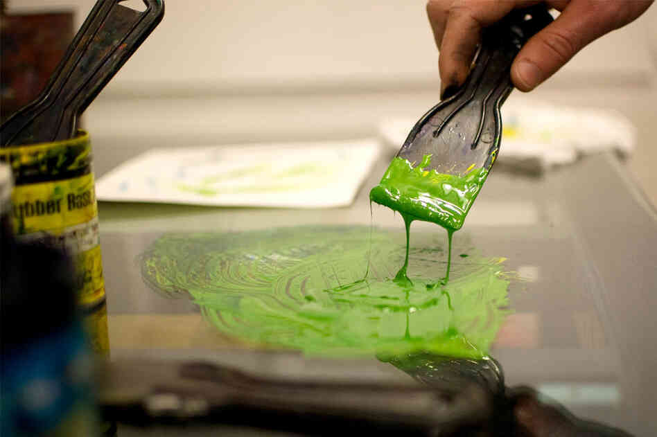 Mixing ink for "Sqawktopus".