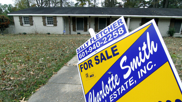 A home for sale in Jackson, Miss., earlier this month.