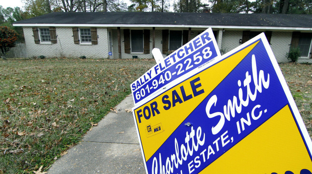 A home for sale in Jackson, Miss., earlier this month.
