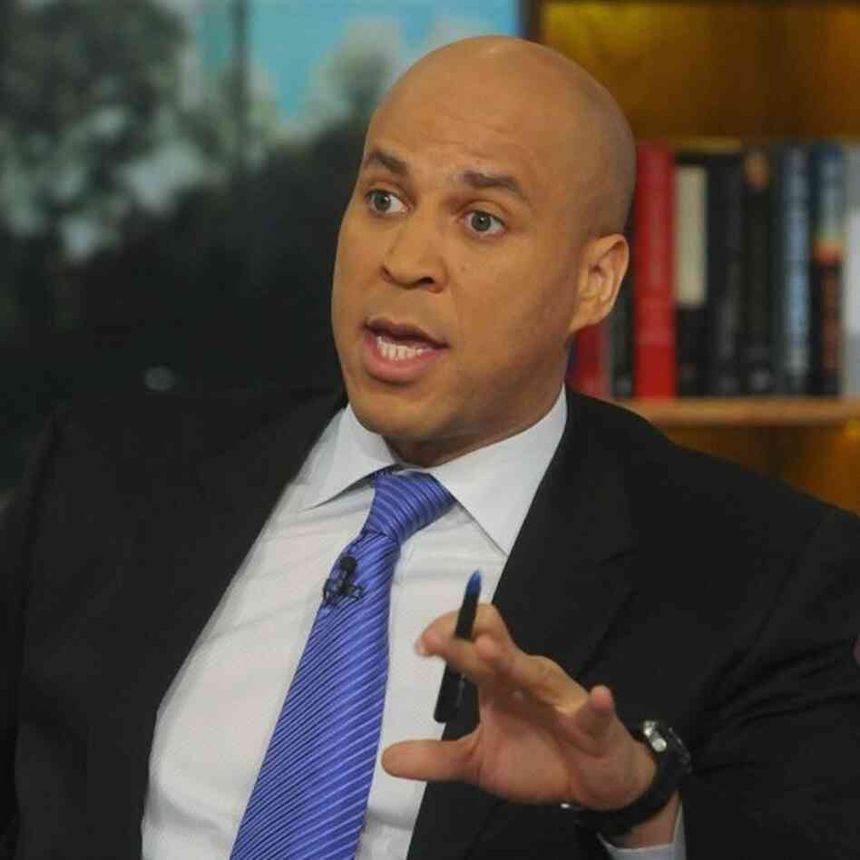 Mayor Cory Booker (D) Newark, NJ, appears on "Meet the Press" on December 19, 2010.