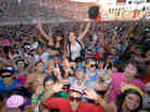 Day two of the Electric Daisy Carnival electronic music festival at the L.A. Coliseum on June 26, 2010 in Los Angeles, California.