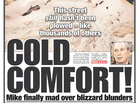 Today's 'New York Post' front page. Today's 'New York Post' front page.