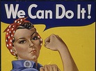This "We can do it!" poster courtesy of the National Archives. This "We can do it!" poster courtesy of the National Archives.