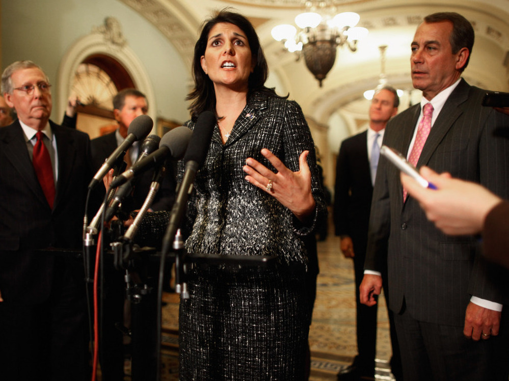 South Carolina Governor-elect Nikki Haley