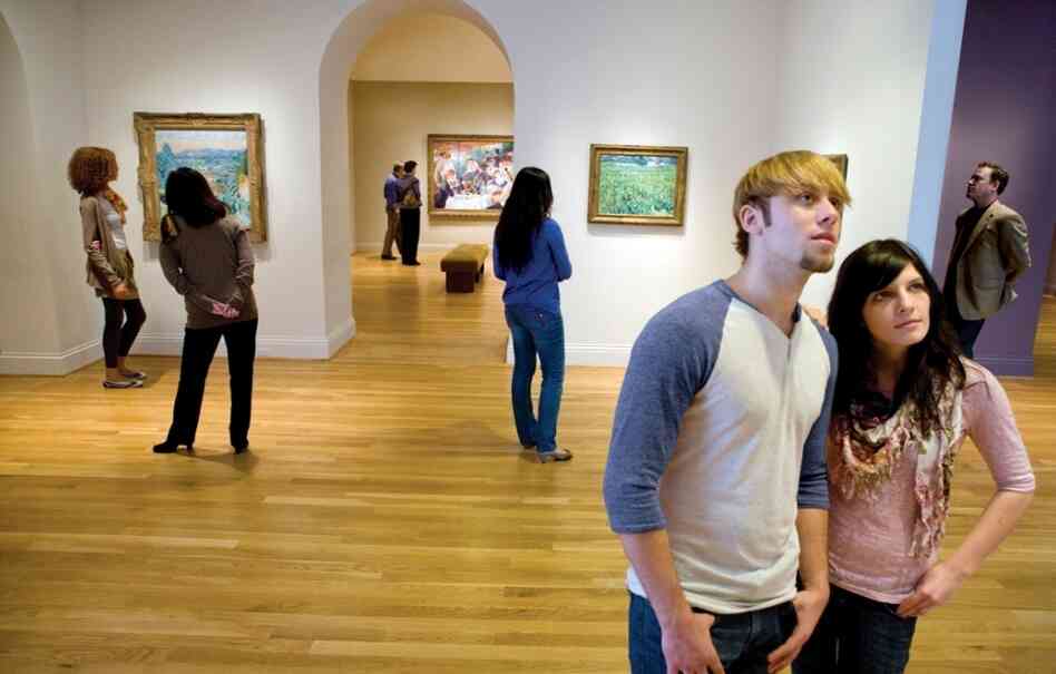 Visitors inside the galleries of The Phillips Collection, Washington, D.C. Visitors inside the galleries of The Phillips Collection, Washington, D.C.