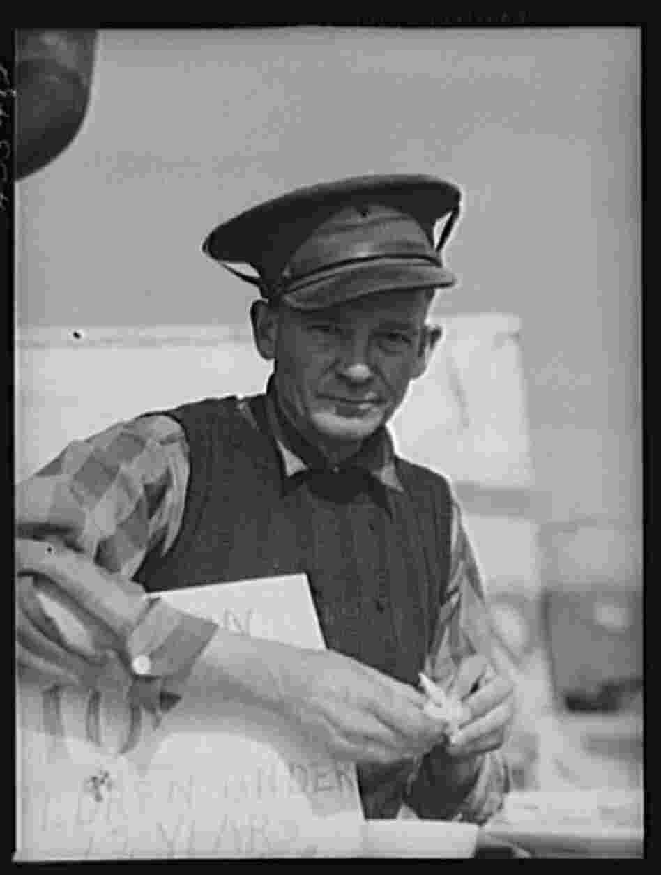 Claude Thornton at his "museum"