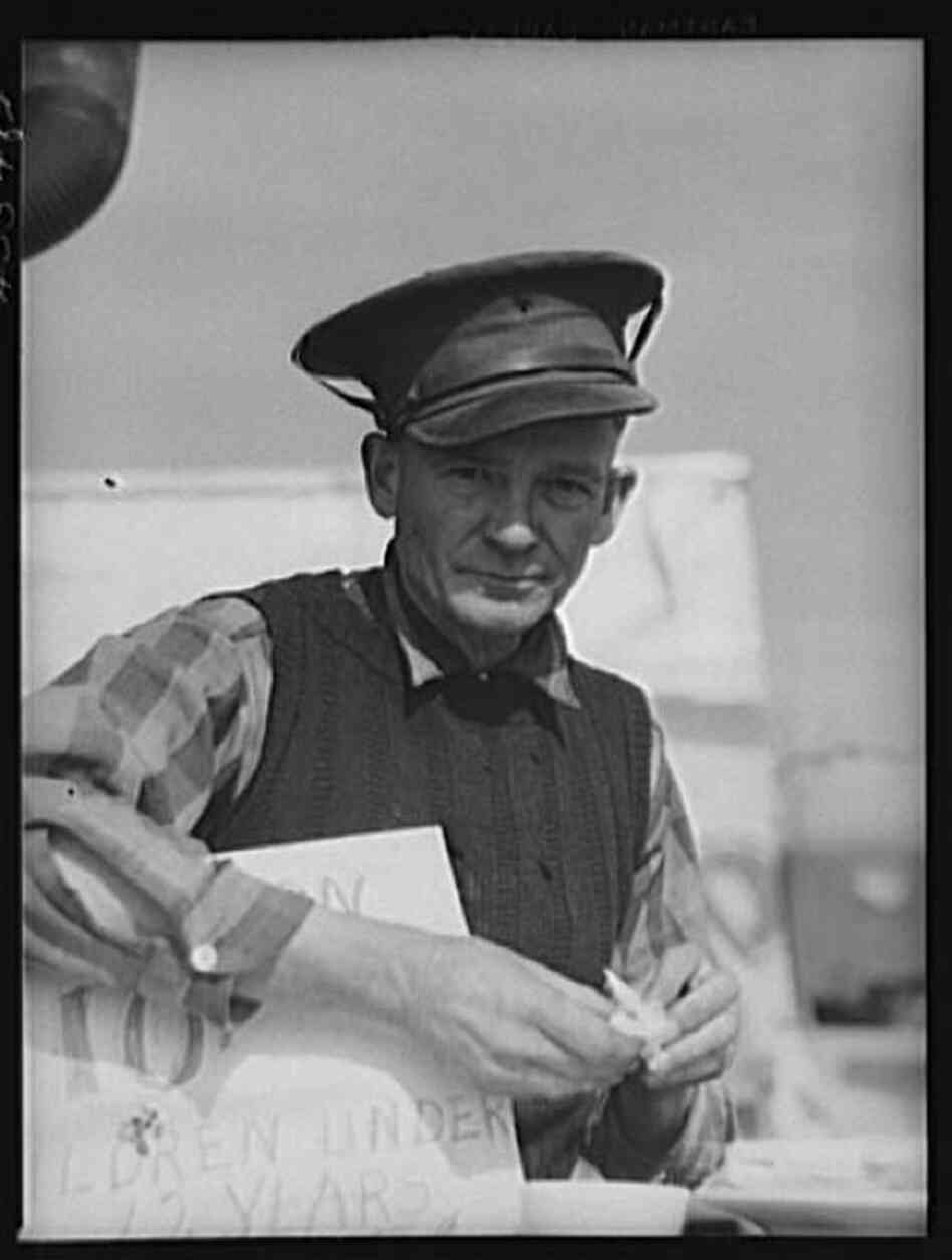 Claude Thornton at his "museum"