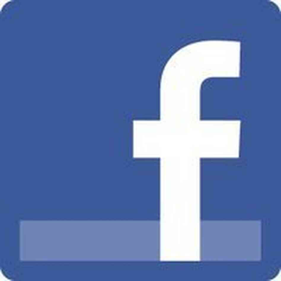 The Facebook logo.