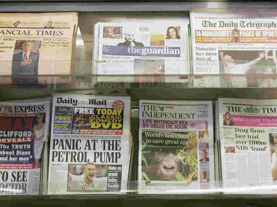 London newsstand
